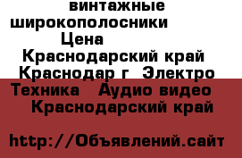 винтажные широкополосники FOSTEX › Цена ­ 15 000 - Краснодарский край, Краснодар г. Электро-Техника » Аудио-видео   . Краснодарский край